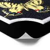 Een vlinder worden - Afdrukken Poster (Hoek)