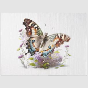 Een vlinderbloemserie ontwerp 2 tissuepapier