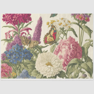Een Vlindertuin Serie Ontwerp 4 Tissuepapier