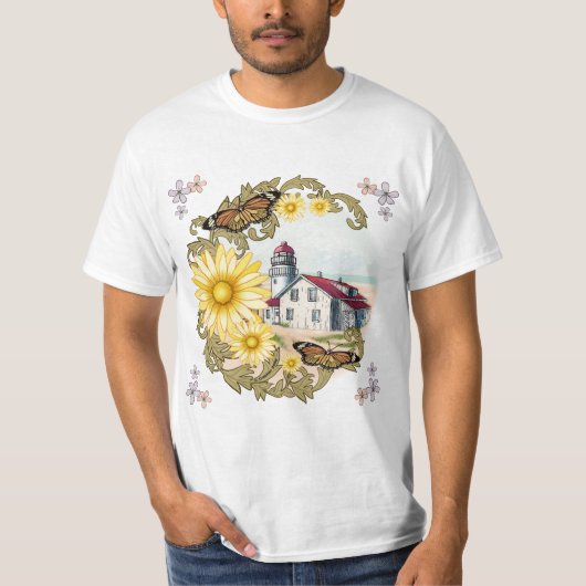 Een vlindervuurtoren t-shirt (Voorkant)