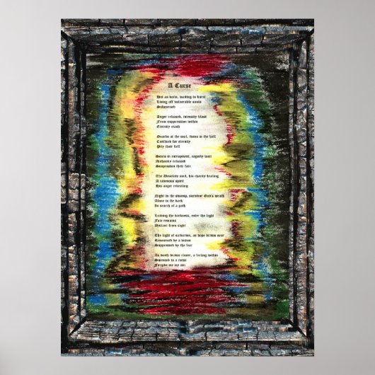 Een vloek poster (Voorkant)