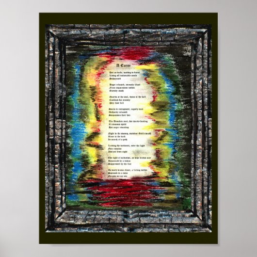 Een vloek poster (Voorkant)