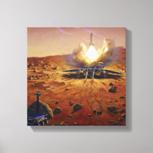 Een voertuig van Mars 2 Canvas Afdruk