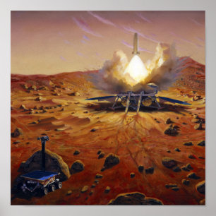 Een voertuig van Mars 2 Poster