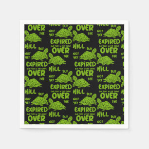 Eén voet in de grafiek servet