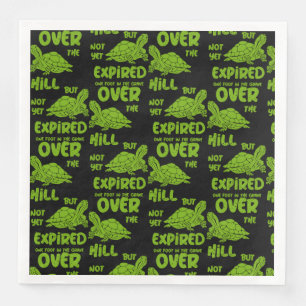 Eén voet in de grafiek servet