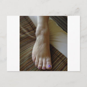 ÉÉN VOET OP WERSHAP BRIEFKAART