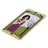 Een vogel in de hand_A_ Flex Magnet 4"x6" Magneet (Linkerzijde)