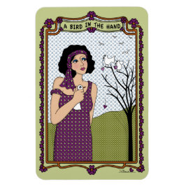 Een vogel in de hand_A_ Flex Magnet 4"x6" Magneet