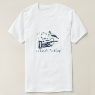 Een vogel in de hand - een MisterP-Shirt T-shirt