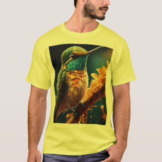Een vogel in een boom, Alighting in het Wildwood T-shirt