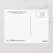 Een vogel in het Hand_B_ Briefkaart (Achterkant)