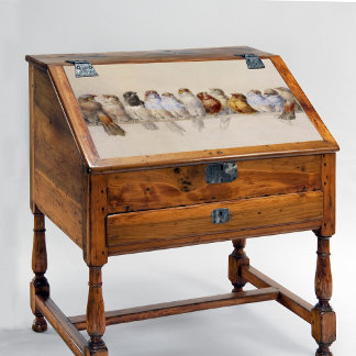 Een vogelbaardstuk (1880) van Hector Giacomelli Tissuepapier