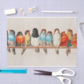 Een vogelpest door Hector Giacomelli Tissuepapier (Craft)