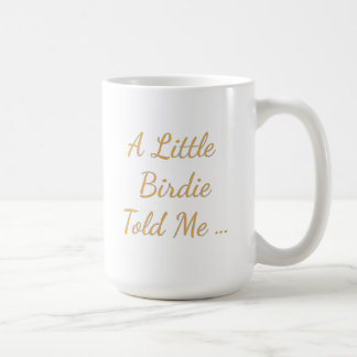 Een vogeltje fluisterde me toe … Schilderkunstige Koffiemok