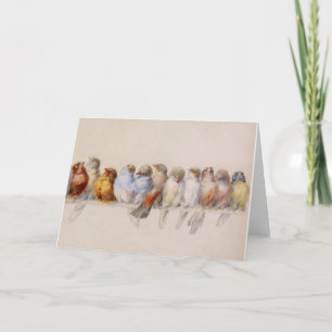 Een vogeltrekkeraar 1880 kaart