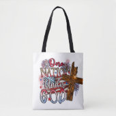Eén volk onder Gods Canvas tas (Voorkant)
