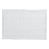 Een volledig wit, karakterloos oppervlak vult de kussensloop (Achterkant)