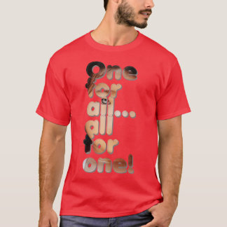 Eén voor allen voor één t-shirt