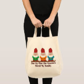 Eén voor één de Gnomen Funny Tote Bag (Voorkant (product))