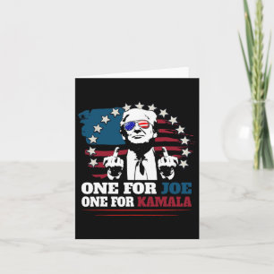 Een voor Joe Een voor Kamala Grappig Trump Stem Tr Kaart