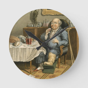 Een voortreffelijke smaak, met een uitgebreid begr ronde klok