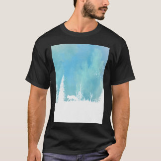 Een vos in het wild t-shirt