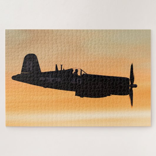 Een Vought F4U Corsair gevechtsvliegtuig Legpuzzel (Horizontaal)
