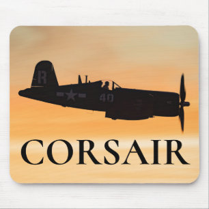 Een Vought F4U Corsair gevechtsvliegtuig Muismat