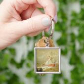 Een vrachtschip dokken sleutelhanger (Hand)