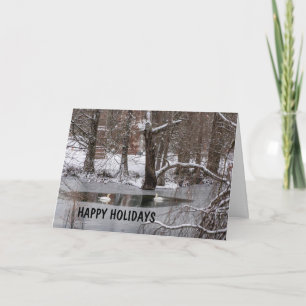 EEN VREEDZAME/BEAUTIEPLAATS VOOR CHRISTMAS-KAART KAART