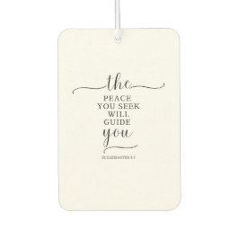 Een vreedzame boodschap autoverfrisser luchtverfrisser