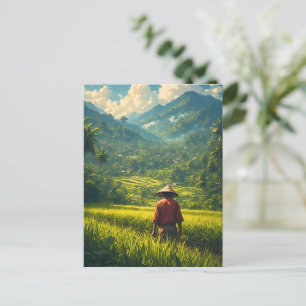 Een Vreedzame Oogst Feestdagenkaart