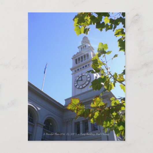 Een vreedzame plek... briefkaart (Voorkant)