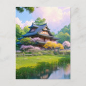 Een vreedzame terugkeer in het hart van de Natuur Briefkaart (Voorkant)