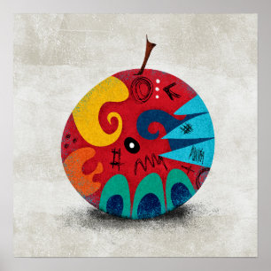 Een vreemde Apple Poster Wall Art