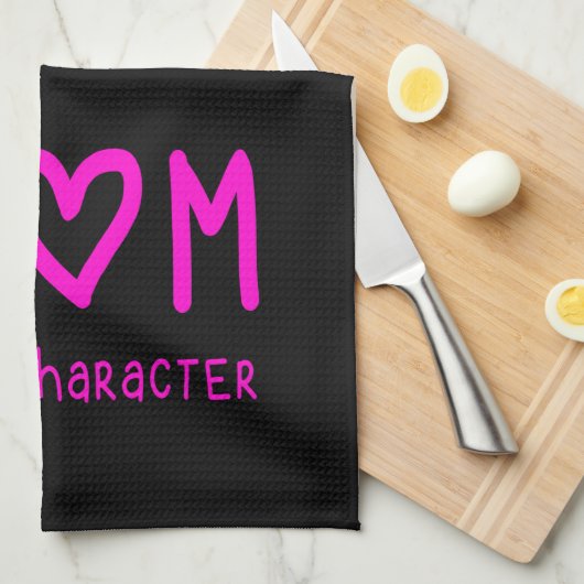 Een vreemde moeder bouwt een teken theedoek (Quarter Fold)