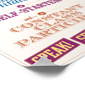 Een vreemde taal leren is geslaagd. poster (Hoek)