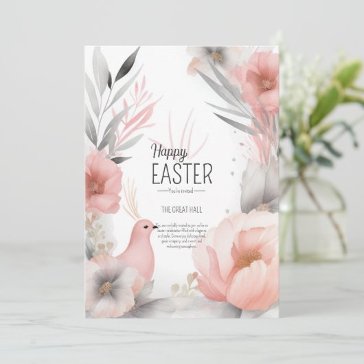 Een vreugdevol Pasen feest Kaart (Staand voorkant)