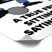 Een vriend in het Poster van Jail Funny (Hoek)