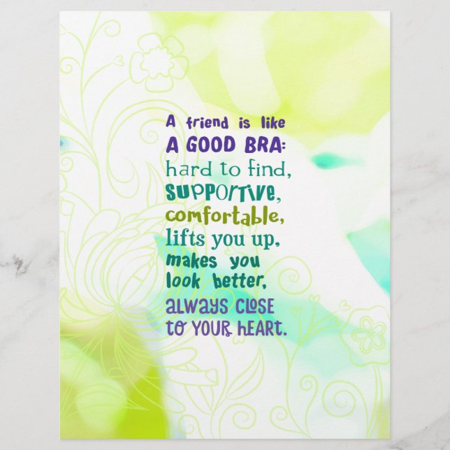 Een vriend is als een goed merk (Voorkant)