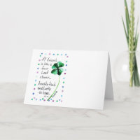 Een vriend is als een vier lef-klaver.