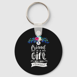 Een vriend is een cadeau. sleutelhanger