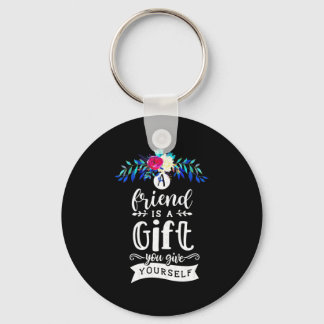 Een vriend is een cadeau. sleutelhanger