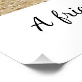 Een vriend is een Geschenk ***Poster Poster Perfect Poster (Hoek)