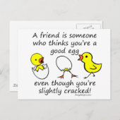Een vriend is iemand briefkaart (Voorkant / Achterkant)