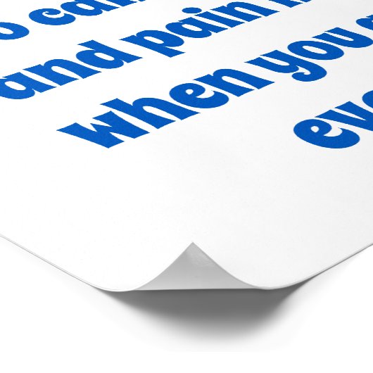 Een vriend is iemand die je kan zien - vriendschap poster (Hoek)