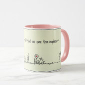 Een vriend kan overal vandaan komen mok (Voorkant rechts)