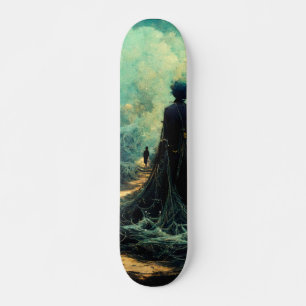 Een vriend uit een droomland CG art Skateboard