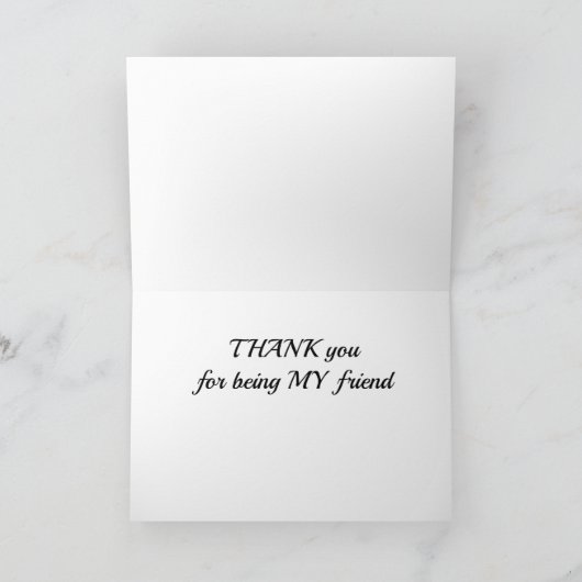 **EEN VRIEND VERDIENT EEN HEEL GELUKKIGE VERJAARDA KAART (Binnen)